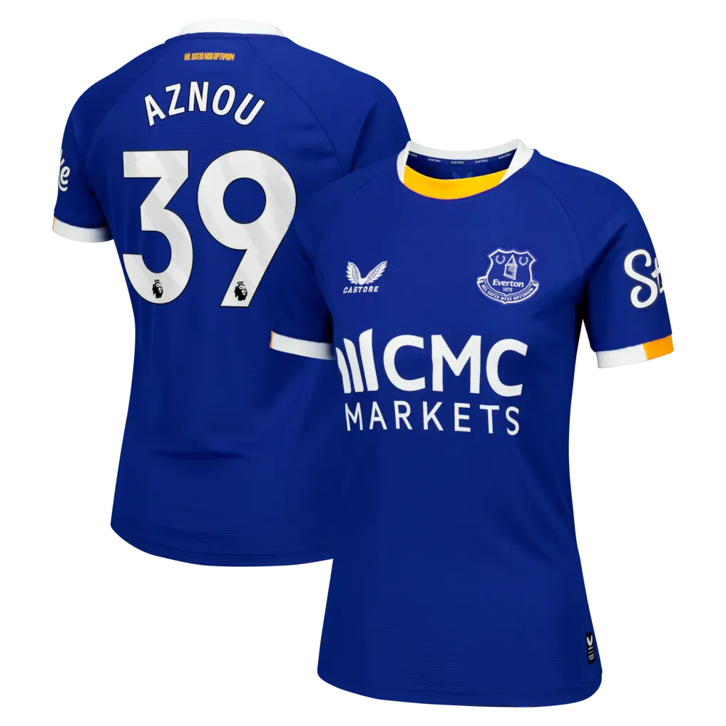 Everton Castore Home Replica Shirt 2026-27 - Womens With Aznou 39 printing