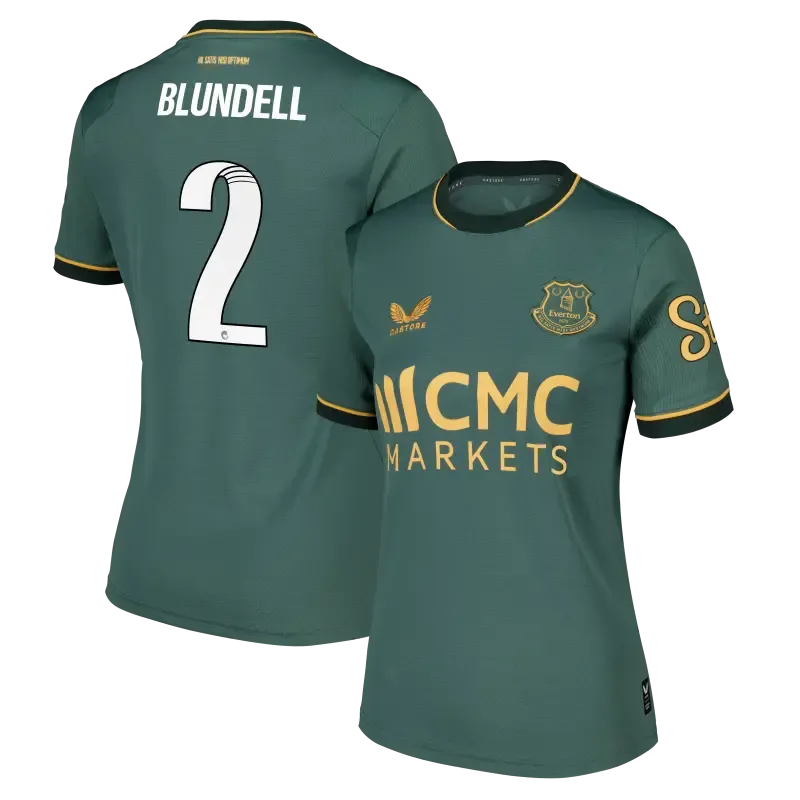 Everton WSL Castore Third Replica Shirt 2026-27 - Womens With Blundell 2 printing